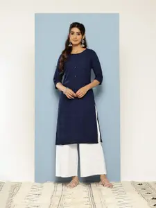 Aarika Paisley Embroidered Chikankari Pure Cotton Kurta