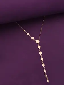 KAI JEWEL 925 Sterling Silver Rose Gold Plated Necklace