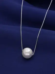 KAI JEWEL 925 Sterling Silver Rhodium-Plated Necklace