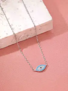 KAI JEWEL Sterling Silver Rhodium-Plated Necklace