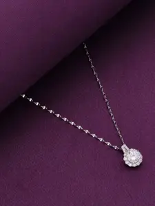 KAI JEWEL Sterling Silver Rhodium-Plated Necklace