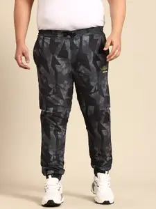 Being Human Plus Size Geometric Printed Joggers