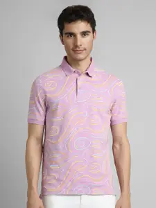 SIMON CARTER LONDON Men Polo Collar Slim Fit T-shirt