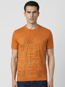 Van Heusen Sport Men Typography Printed T-shirt
