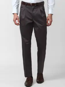 Peter England Casuals Men Pleated Formal Trousers