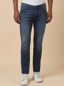 Allen Solly Men Skinny Fit Low Distress Light Fade Jeans