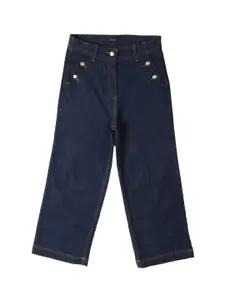 Allen Solly Junior Girls Mid-Rise Clean Look Stretchable Jeans
