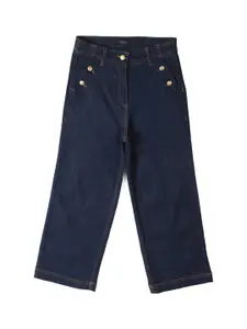Allen Solly Junior Girls Mid-Rise Clean Look Stretchable Jeans