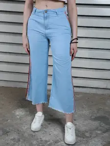 High Star Women High-Rise Mildly Distressed Jeans