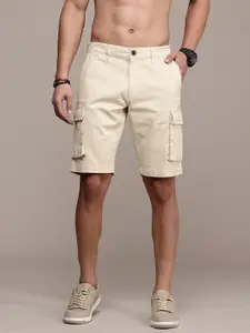 Roadster Men Solid Cargo Shorts