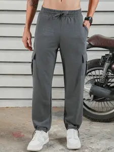 High Star Men Relaxed Straight Leg Mid-Rise Straight Fit Jogger