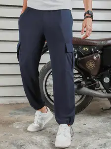 High Star Men Relaxed Straight Leg Mid-Rise Straight Fit Jogger