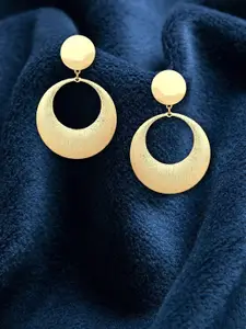 Adwitiya Collection 24CT Gold-Plated Classic Drop Earrings