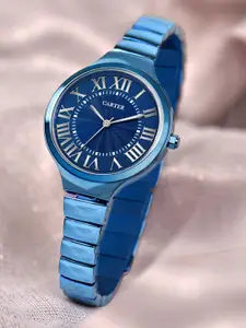 Sandy D Carter Women Stainless Steel Bracelet Style Straps Analogue Watch SDC24-02-BL1