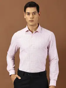 INVICTUS Original Slim Fit Grid Tattersall Checks Formal Shirt