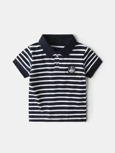 StyleCast Boys Striped Polo Collar Nautical Tshirt