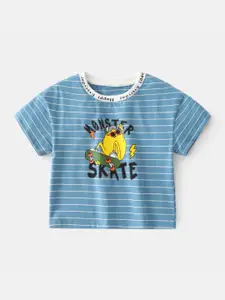 StyleCast Boys Striped Round Neck Tshirt