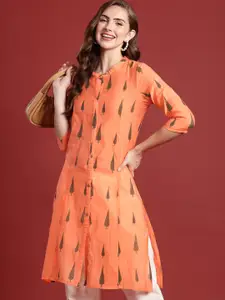 Anouk Women Floral Printed Straight Kurta