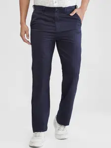 ColorPlus Men Mid-Rise Cotton Regular Trousers