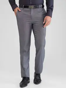 Raymond Men Contemporary Fit Mid-Rise Easy Wash Formal Trousers