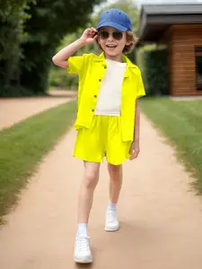 A.T.U.N. Boys Shirt With Shorts