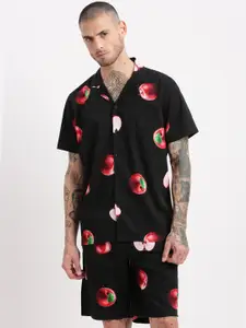 SHOWOFF Printed Shirt & Shorts Co-Ords Set