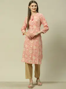 Rangriti Ethnic Motifs Printed Strigth Kurta