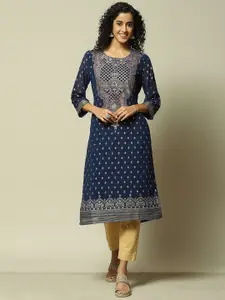 Rangriti Ethnic Motifs Printed Strigth Kurta