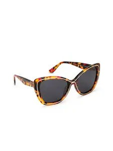 HASHTAG EYEWEAR Women Cateye Sunglasses with Polarised and UV Protected Lens YD1131_C4