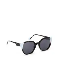 HASHTAG EYEWEAR Women Wayfarer Sunglasses with Polarised and UV Protected Lens HTMB1192_C3