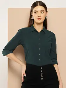 Chemistry Pure Cotton Corduroy Formal Shirt