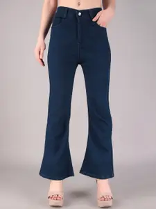 BAESD Women Bootcut Low Distress Stretchable Jeans