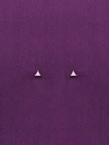 KAI JEWEL 925 Sterling Silver Rhodium-Plated Cubic Zirconia Studded Studs Earrings