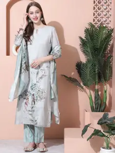 Stylee LIFESTYLE Printed Pure Cotton Unstitched Dress Material