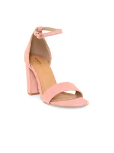 Kenneth Cole High-Top Block Heels with Buckles