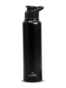 Speedex Black Single Stainless Steel Solid Water Bottle