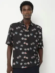 RARE RABBIT Men Comfort Boxy Floral Opaque Printed Casual Shirt