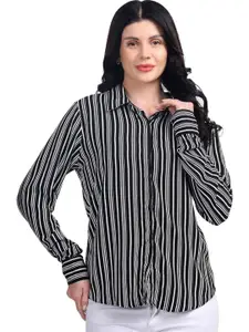 NKSA FASHION Comfort Striped Casual Shirt