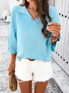 all about you V-Neck Regular Top