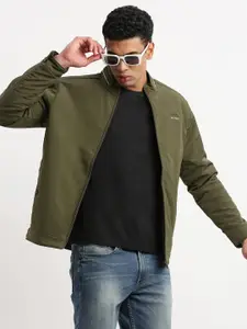 SHOWOFF Mock Collar Windcheater Bomber Jacket