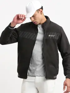 SHOWOFF Mock Collar Windcheater Bomber Jacket