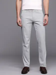Louis Philippe Sport Men Tapered Fit Smart Casual Trousers