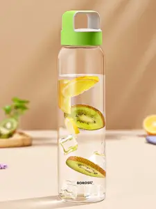 BOROSIL Green & Transparent Glass Water Bottle 1 L