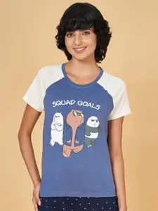 Dreamz by Pantaloons Graphic Printed Pure Cotton Lounge T-shirt