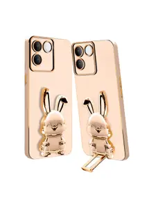 Karwan 3D Bunny with Folding Stand Iqoo 7 Pro Mobile Back Case