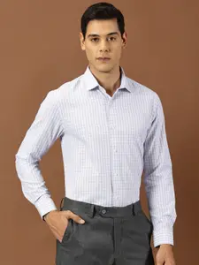 INVICTUS Original Slim Fit Grid Tattersall Checks Formal Shirt