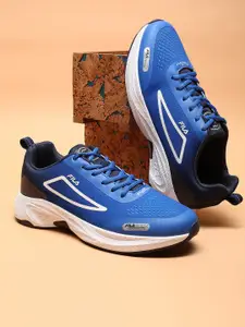 FILA Men Textured Lace-Up Running Shoes