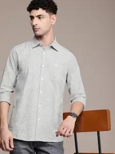 French Connection Men Premium Slim Fit Striped Casual Shirt