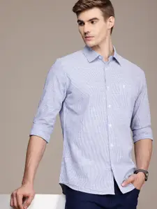 French Connection Men Premium Slim Fit Striped Casual Shirt