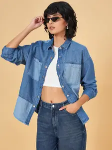 SF JEANS by Pantaloons Cotton Casual Oversized Shirt